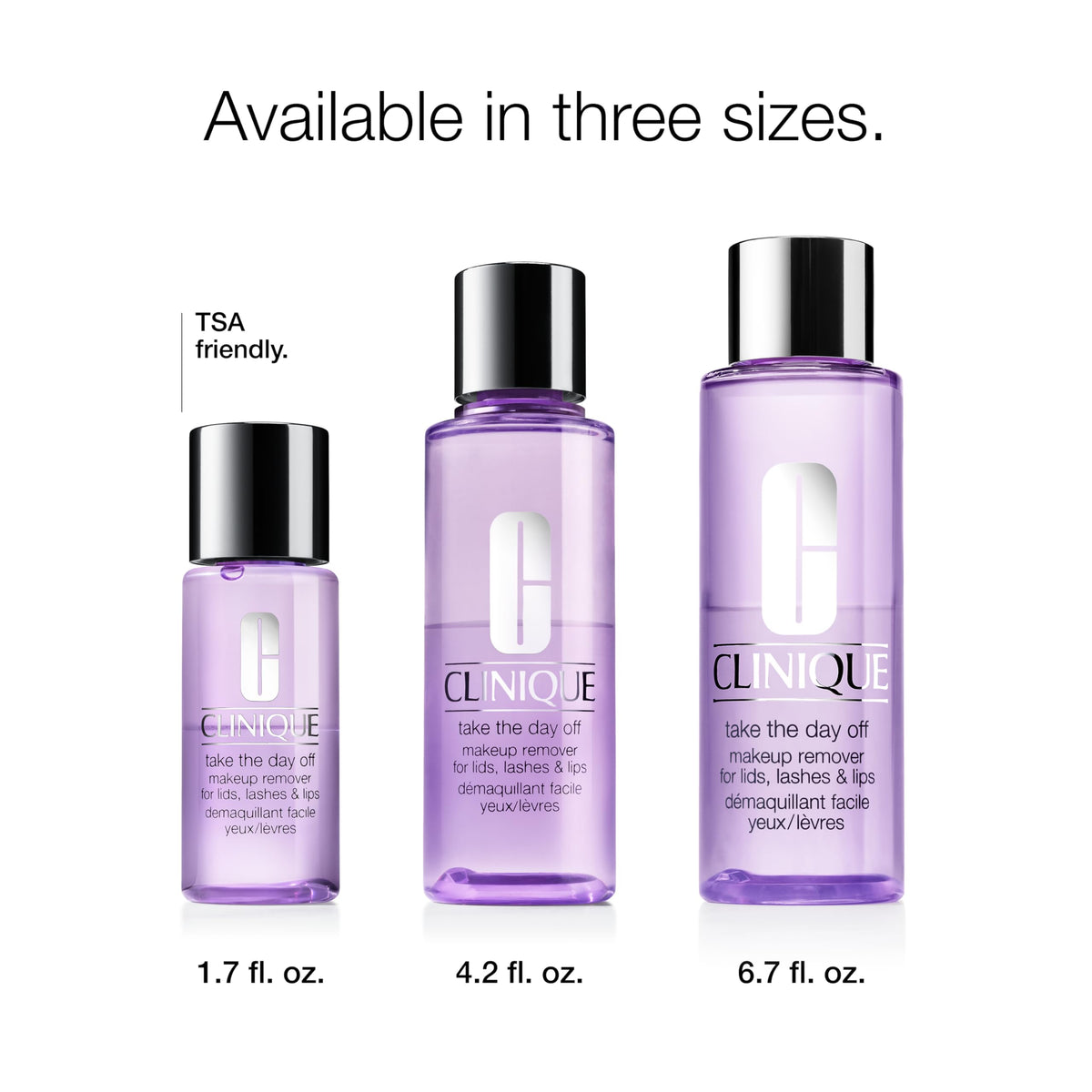 Clinique Take The Day Off Liquid Makeup Remover For Lids, Lashes, + Lips | Eye Makeup Remover | Oil Free + Non-Irritating | For All Skin Types, 6.7 Fl Oz Clinique