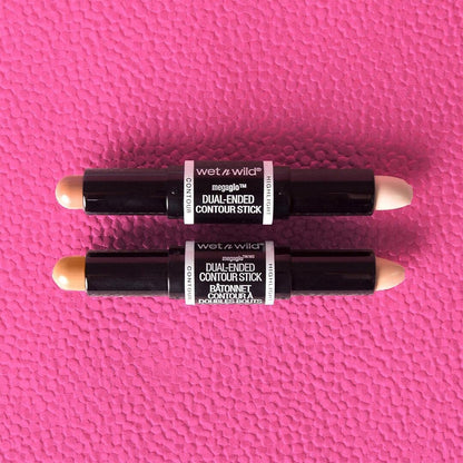 wet n wild MegaGlo Dual-Ended Contour Stick, Light Medium, Cruelty-Free wet n wild
