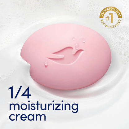 Dove Beauty Bar Soap Pink Rosa, for Soft, Smooth Skin, 6 Bars 3.75 oz Dove