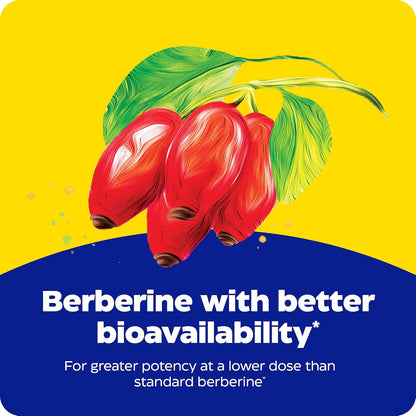 Enzymedica Berberine Phytosome High Absorption Supplement - Berbevis Berberine Phytosome Capsules for Men & Women, Bioavailable Formula, Natural Metabolic Health Support, Vegan, Gluten Free - 60 Caps Gsupps Australia