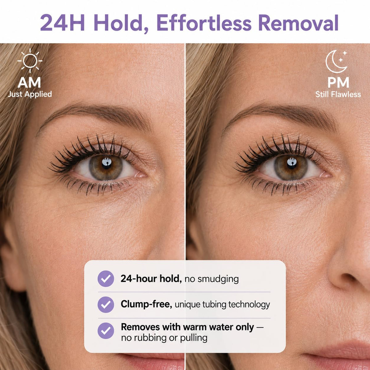 Facelove EVERLOVE Tubing Mascara for Mature Women, Volume & Length FACELOVE