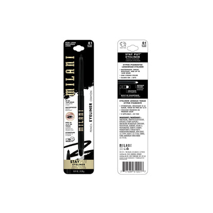 Milani Stay Put Waterproof Eyeliner Pencil with Smudger - After Dark Milani