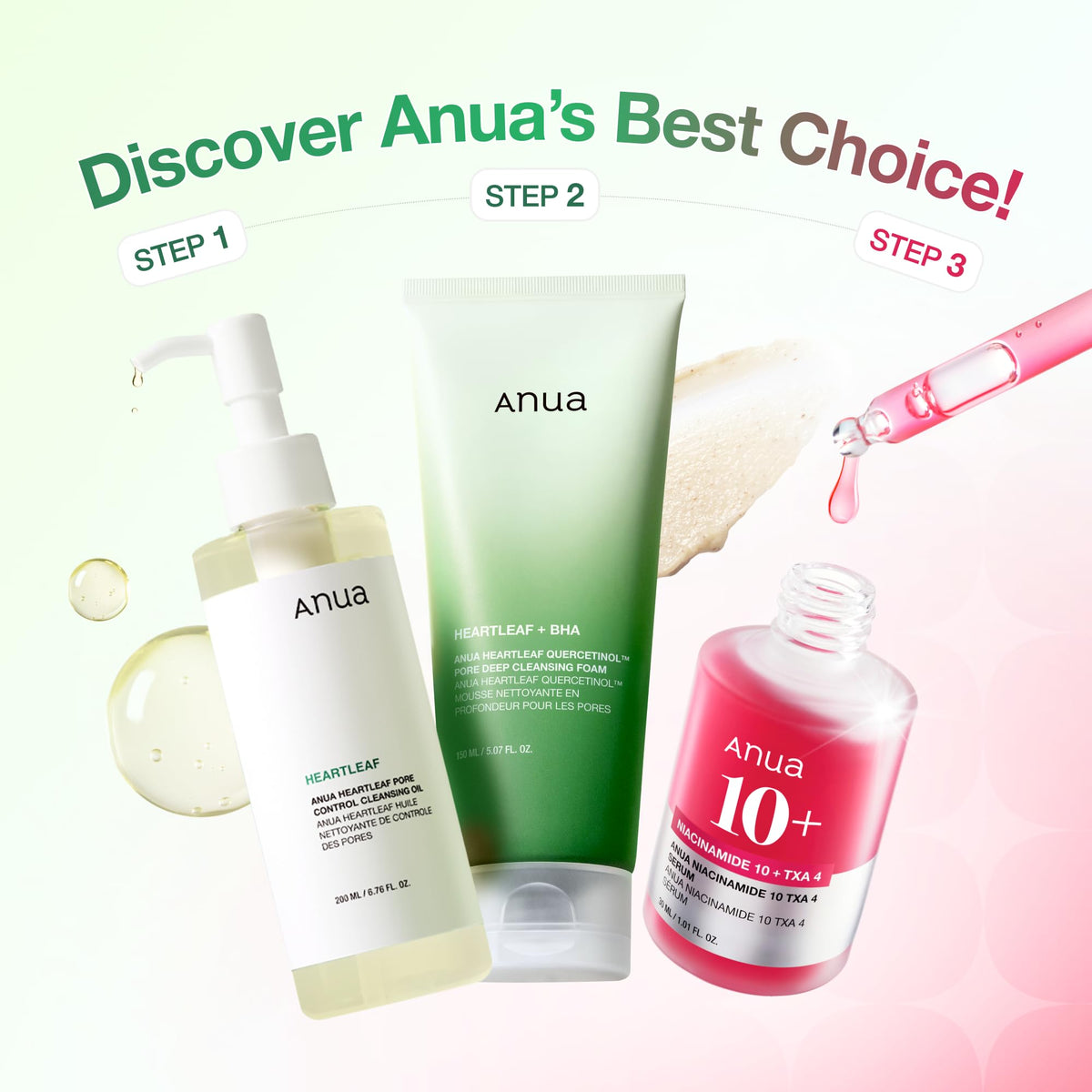 Anua 3-Step Glass Skin Beginner Kit ANUA
