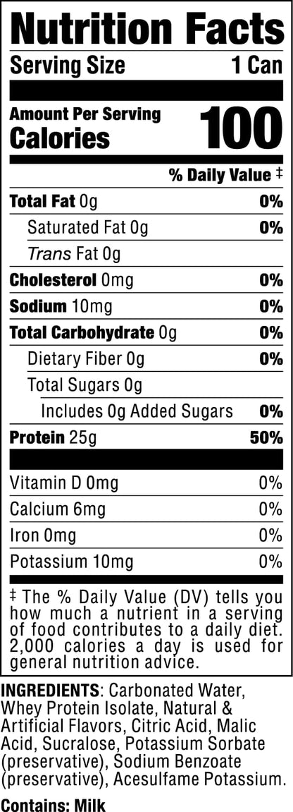 Bucked Up Lightly Carbonated Protein Soda | 25g Whey Isolate - Zero Sugar, Low Calorie, Caffeine Free, Clean Drink | Sparkling Protein Soda - 12 Pack, 16 oz Cans (Frosted Lemonade)