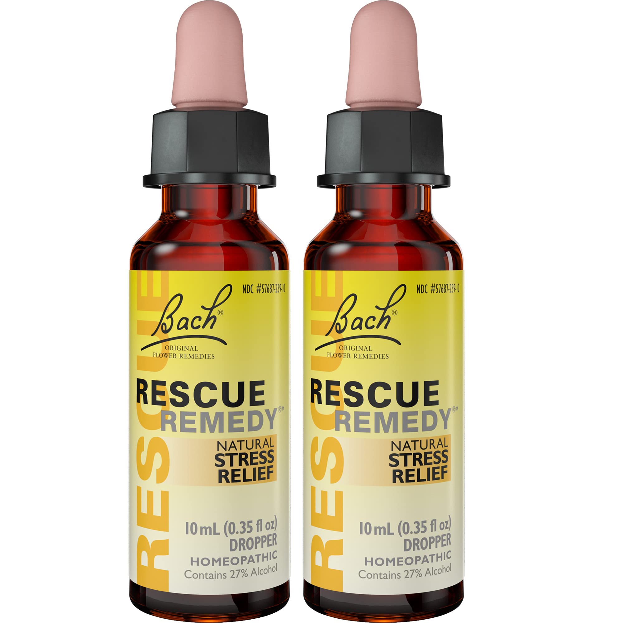 Bach Rescue Remedy Dropper, Natural Stress Relief, Homeopathic Flower Essence, Vegan, Gluten & Sugar-Free, Non-Habit Forming, 2 Pack, 10mL Ea Visit The Rescue Store Bach buy australia supplements