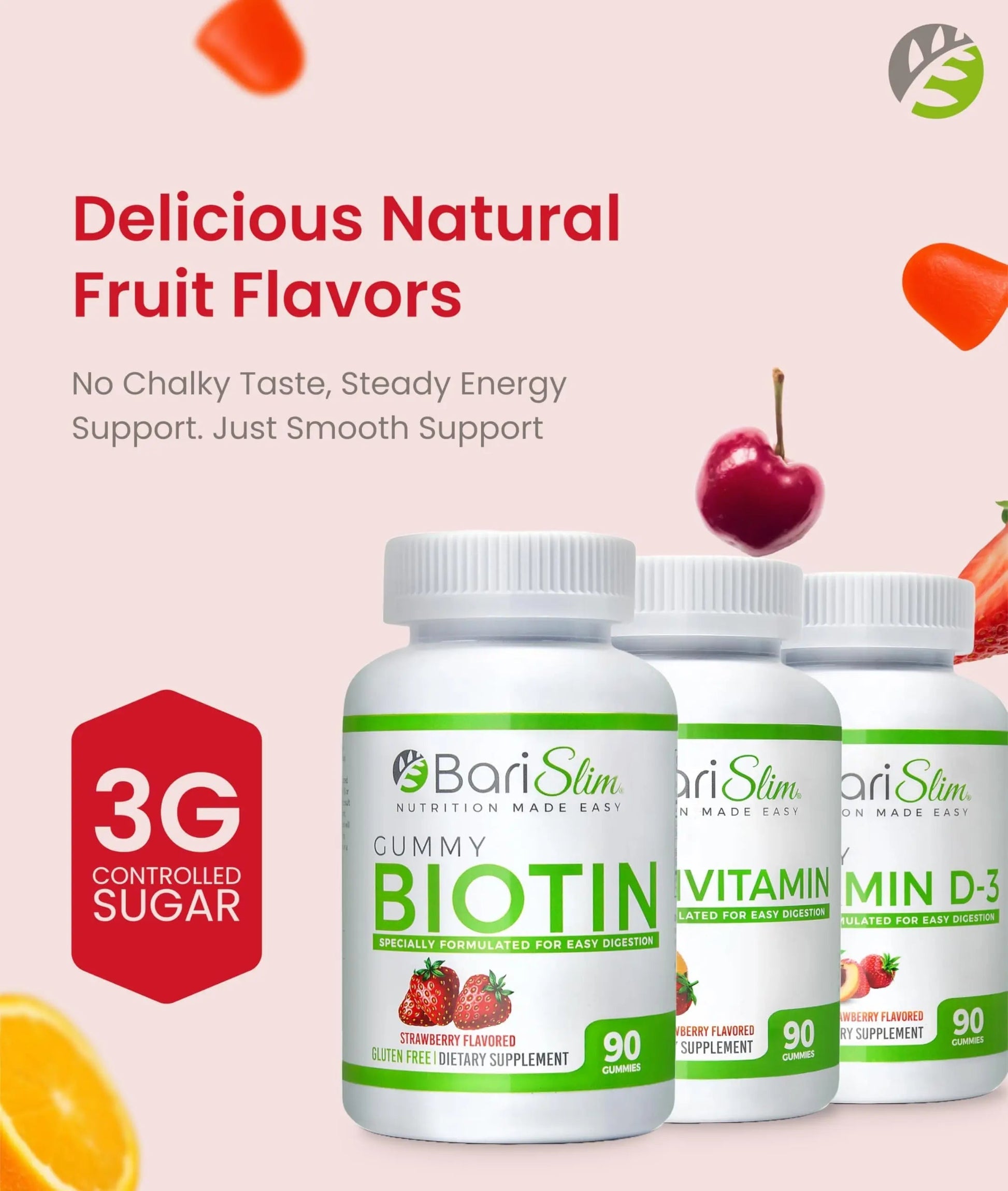 BariSlim Bariatric Multivitamin Gummies - Specially Formulated Gummy Vitamin for Patients After Weight Loss Surgery BariSlim buy australia supplements