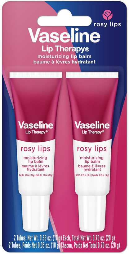 Vaseline Lip Therapy Rosy Lips Moisturizing Lip Balm - Twin Pack (2-Pack) Vaseline