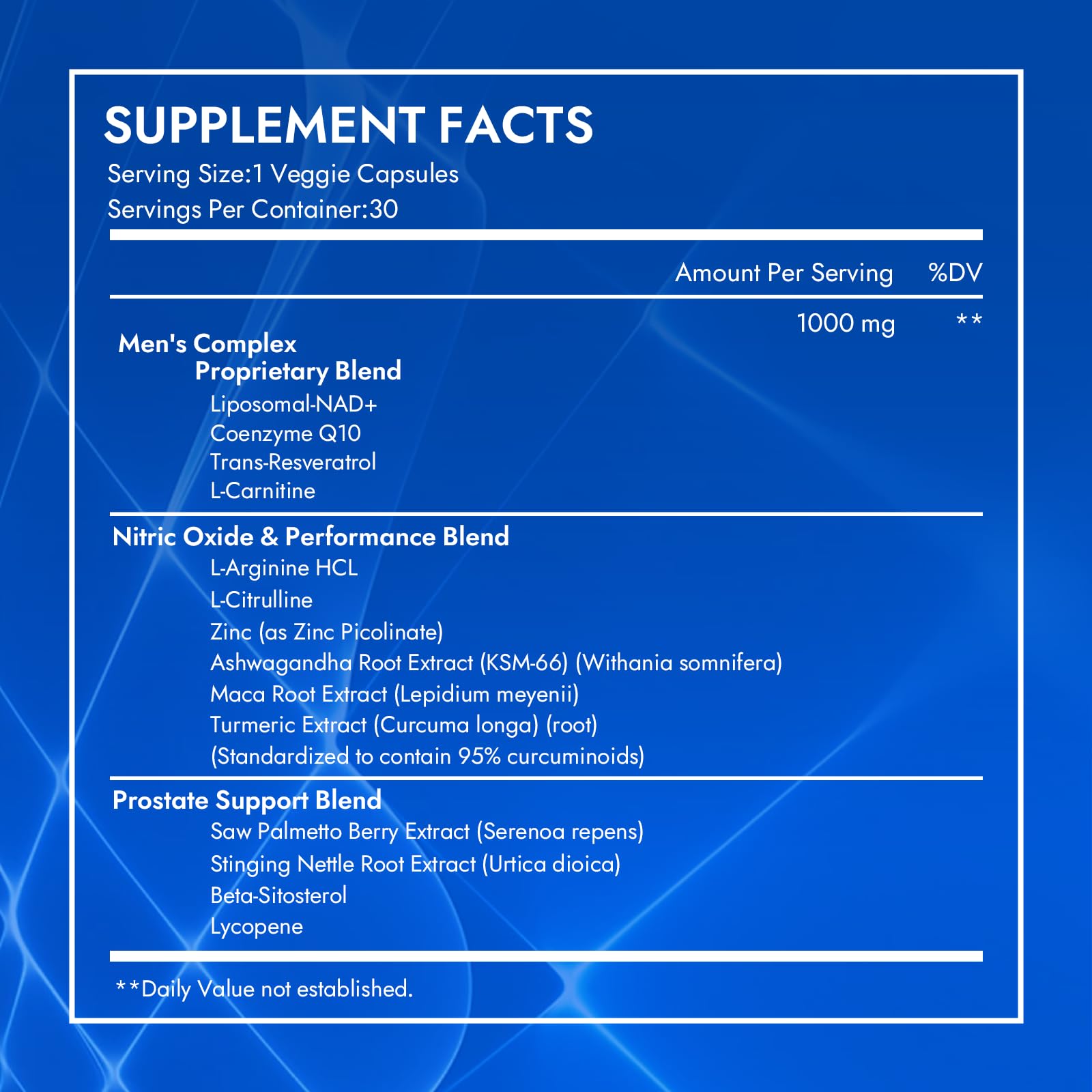 Aureph Vantique Men's NAD+ Supplement with Resveratrol, CoQ10, L-Citrulline & Lycopene - Nitric Oxide Support, Prostate Care, Anti-Aging, Stamina & Cellular Energy Boost 60 Capsules Aureph buy australia supplements