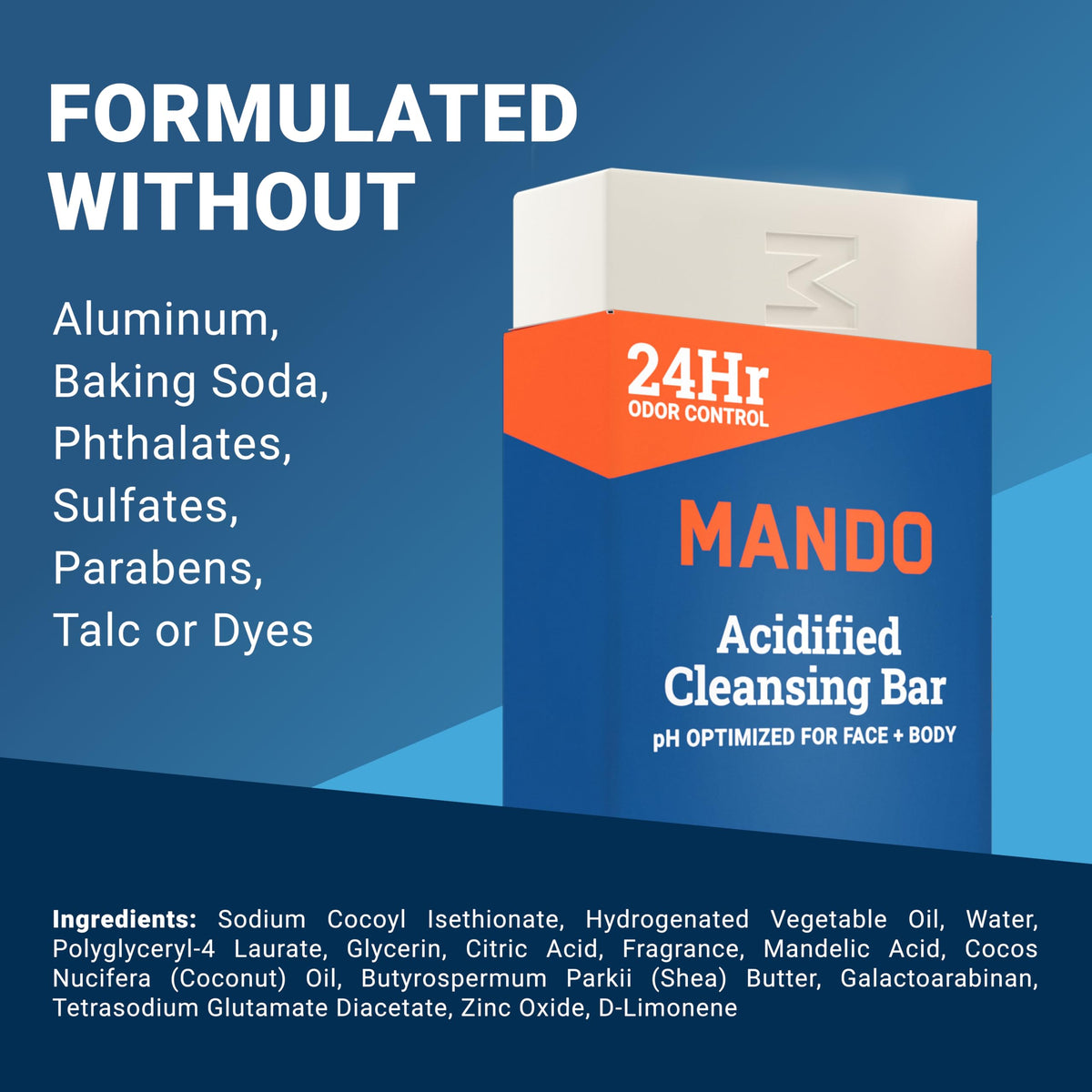 Mando Acidified Cleansing Bar - Pro Sport Mando