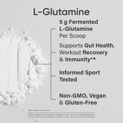 Sports Research L-Glutamine - Workout Recovery, Immune Health & Gut Health Support - 5 G Per Serving - 10.58 Oz Sports Research