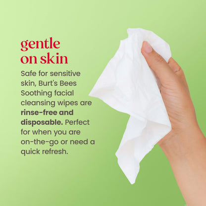 Burt's Bees Soothing Fragrance Free Facial Towelettes, 30 ct., Burt's Bees