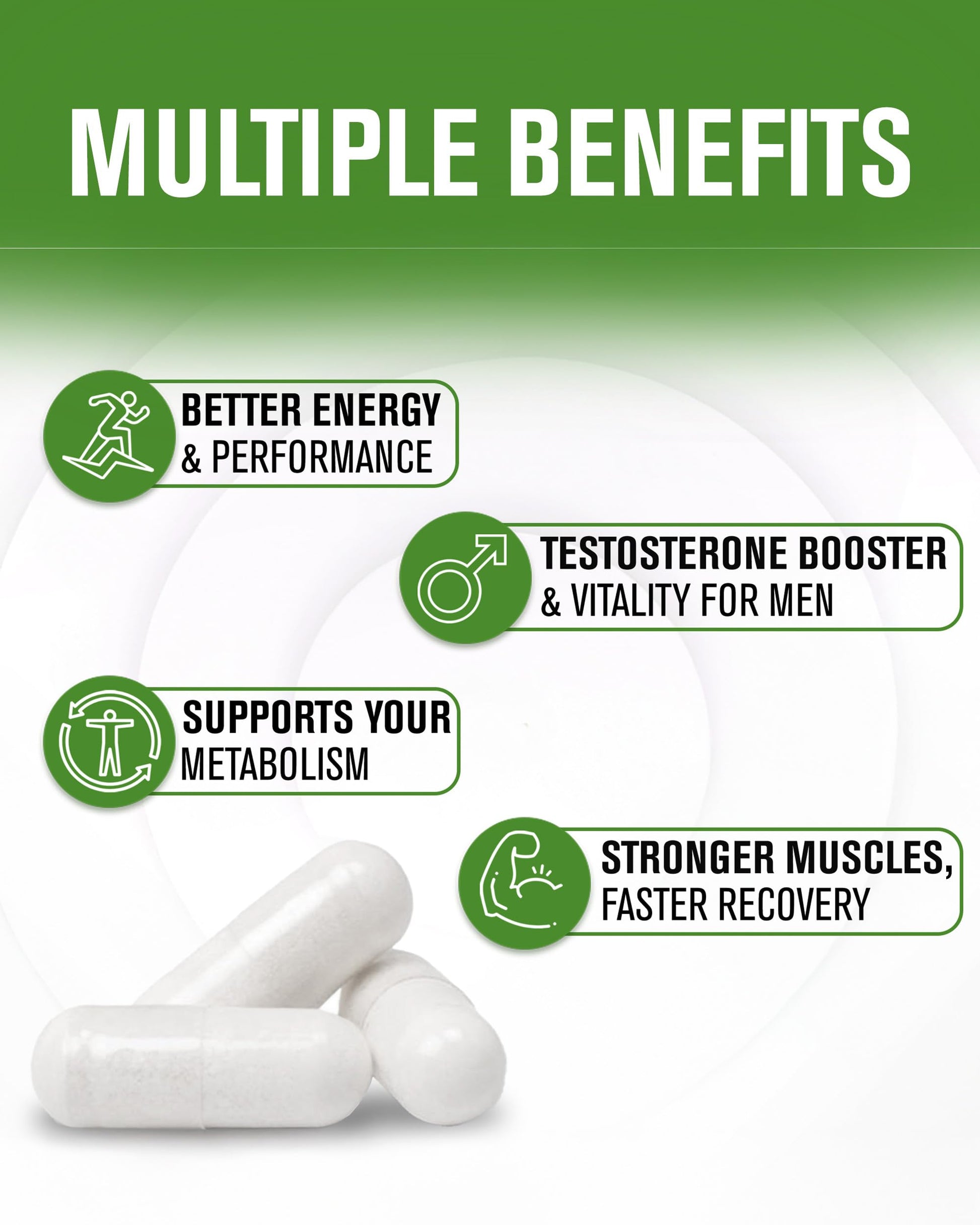 NaturalSlim Natural Booster for Men - Male Enhancing Supplement with Ginkgo Biloba, L Arginine, Zinc, Vitamin B3, & Testofen for Energy, Muscle Builder & Metabolism - 180 Capsules NaturalSlim buy australia supplements