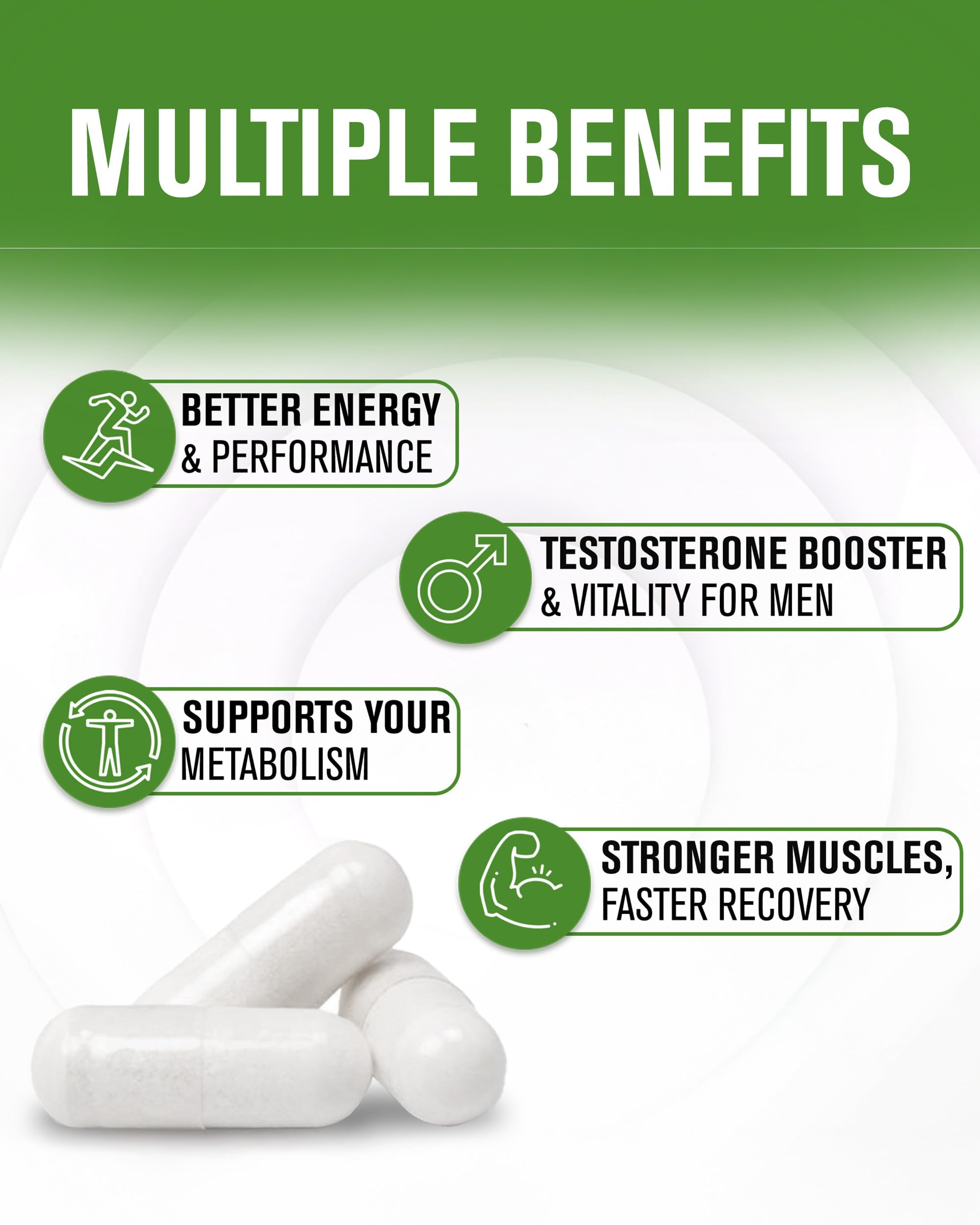 NaturalSlim Natural Booster for Men - Male Enhancing Supplement with Ginkgo Biloba, L Arginine, Zinc, Vitamin B3, & Testofen for Energy, Muscle Builder & Metabolism - 180 Capsules NaturalSlim buy australia supplements