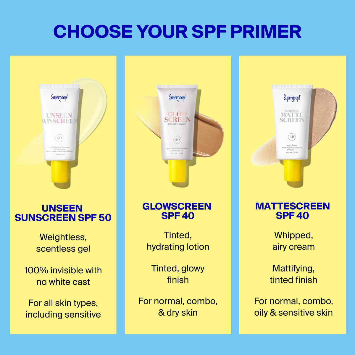 Supergoop! Unseen Sunscreen for Face, SPF 50 Clear & Invisible, 1.7oz Supergoop!