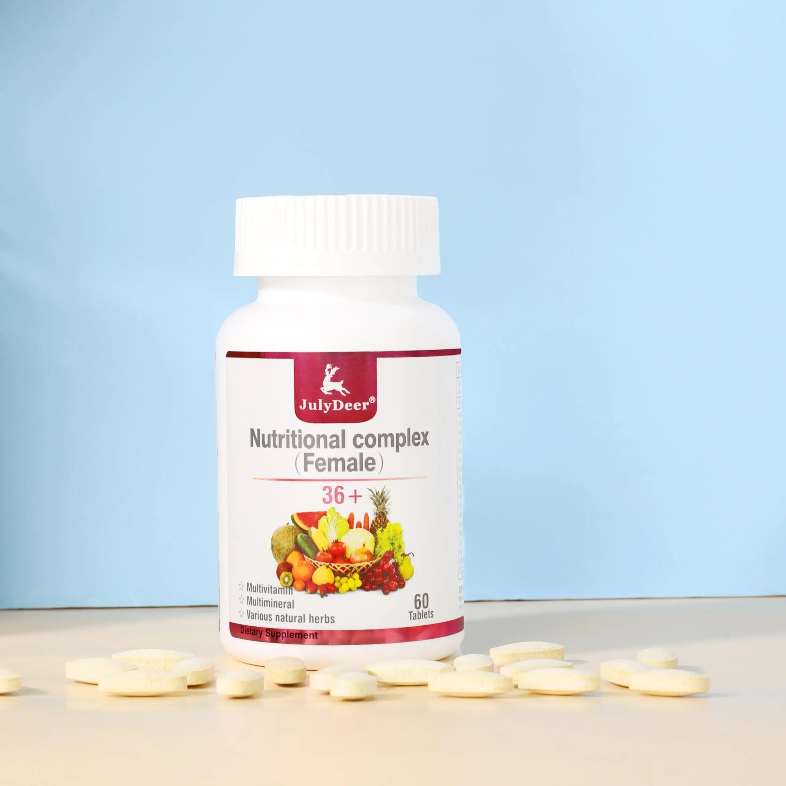JulyDeer One Daily Tablet Multivitamin for Women - Complete Multimineral with Vitamin A, C, D, E and B-Complex, Zinc & More for Women's Immunity JulyDeer buy australia supplements