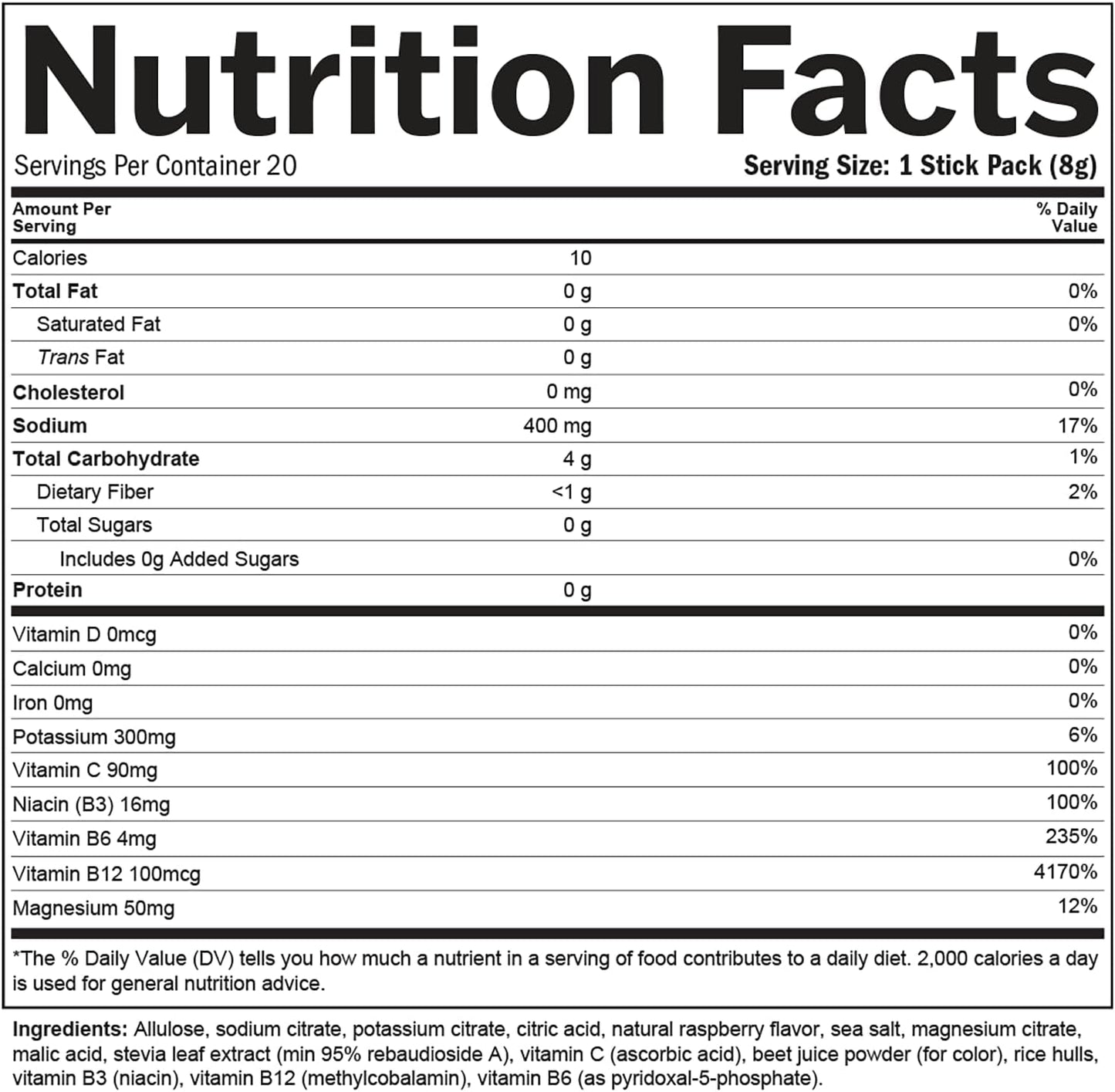 BrainMD Smart Electrolytes Powder - Hydration & Energy Support - 30 Servings