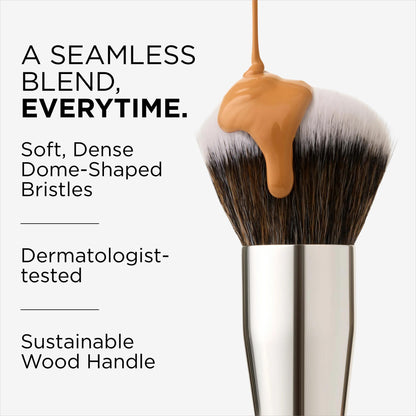 Haleys Kabuki Foundation Brush, Soft Bristles, Seamless Blending, Vegan HALEYS