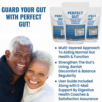 Perfect Gut: Inulin FOS Powder for Gut Health. Prebiotic Inulin. Unique Prebiotic 95% FOS Inulin Agave Fiber Kidney Restore