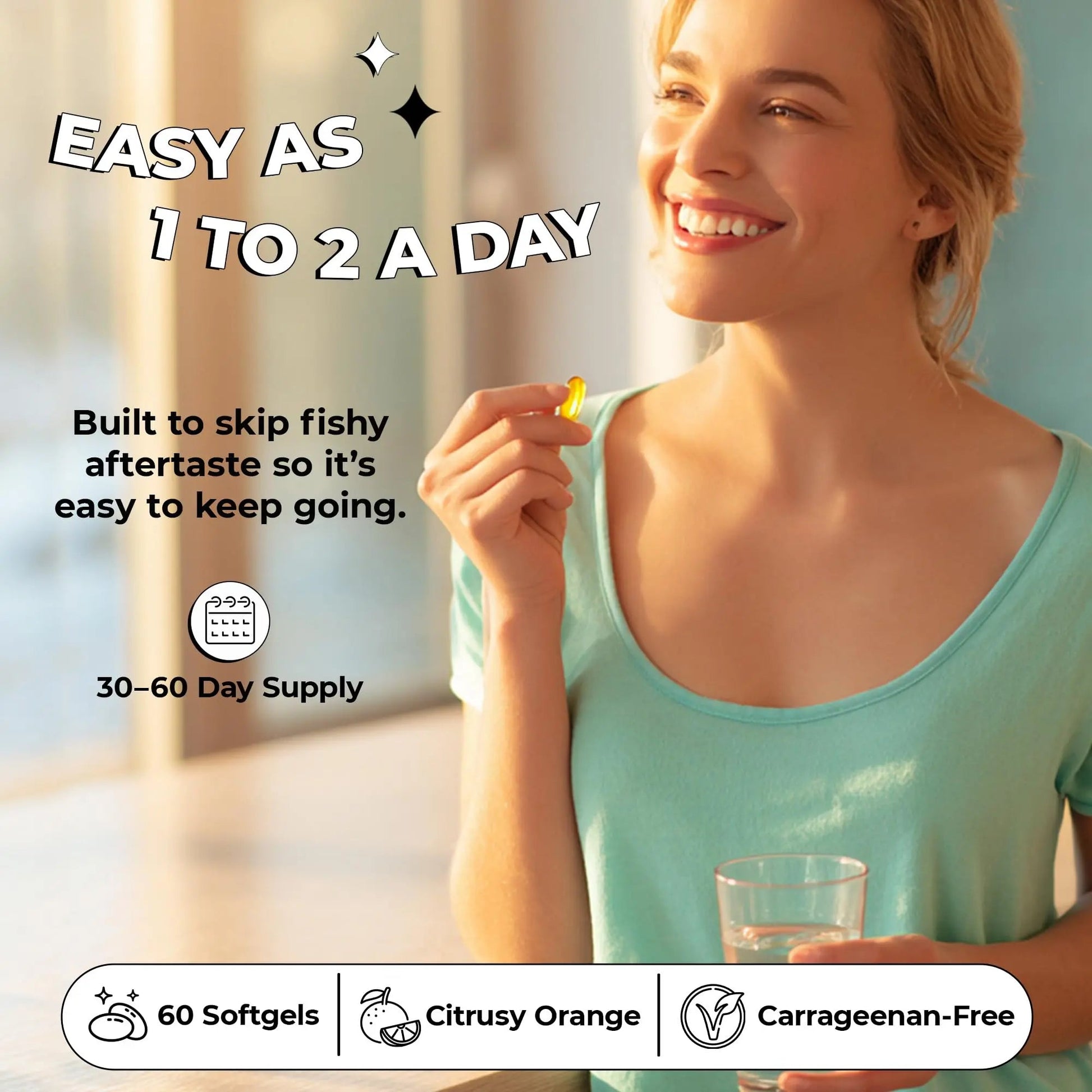 Future Kind Omega-3 Supplement for Clarity, Memory, and Mobility Comfort, 2 Months Supply of Citrus-Scented Softgels with EPA and DHA, Vegan Omega-3 Supplement from Algae, Carrageenan Free, 60 Count Future Kind buy australia supplements