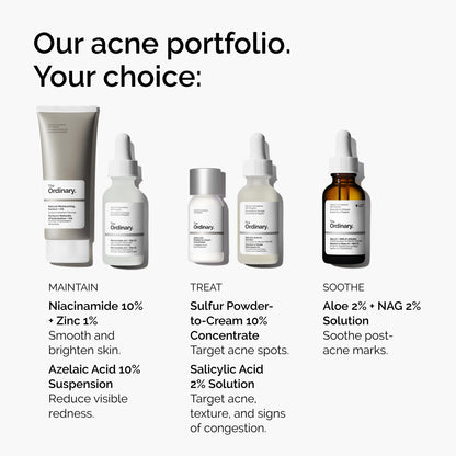 The Ordinary Aloe 2% + NAG 2% Solution, Soothes Skin and Targets Post-Acne Marks, 1 Fl Oz The Ordinary
