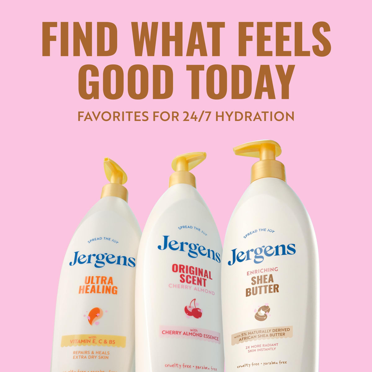 Jergens Shea Butter Body Lotion, Deep Moisturizer for Dry Skin, 26.5 fl oz Jergens