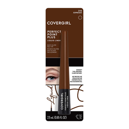 Covergirl Perfect Point Plus Liquid Eyeliner, Espresso, .08 Fl. Oz. COVERGIRL
