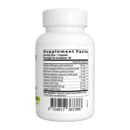 BIOptimizers Herbal Power Flush - Extra Strength Digestive Cleanse - Eliminate Toxins Improve Bowel Digestion BIOptimizers
