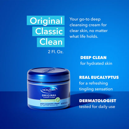 Noxzema Travel-Friendly Face Cleanser + Ultimate Clear Anti-Blemish Pads Noxzema