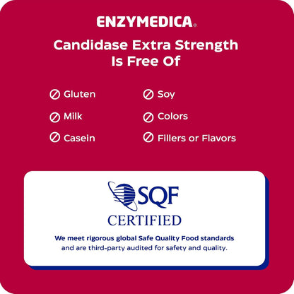 Enzymedica Candidase Extra Strength - 42 Capsules Gsupps Australia