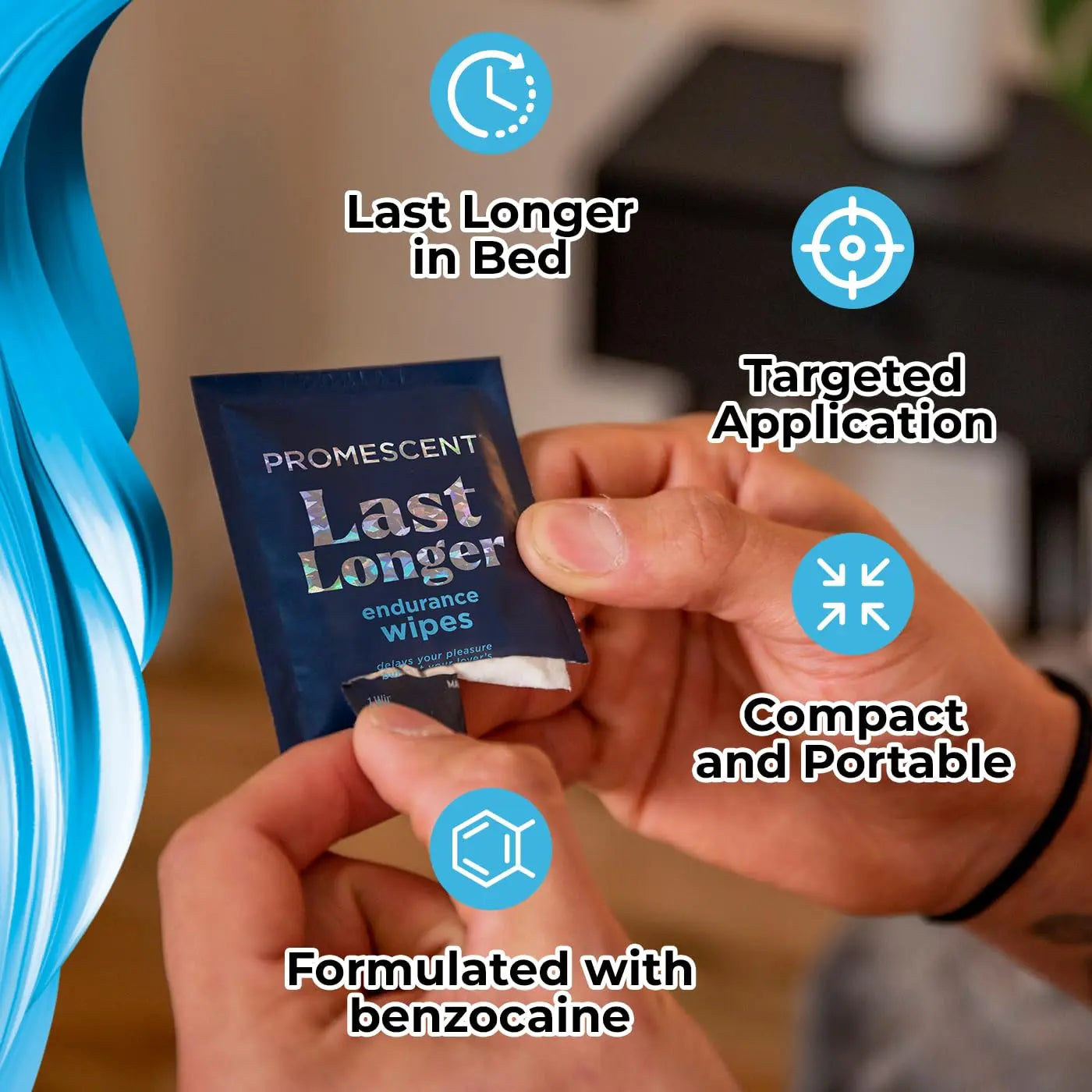 Promescent Desensitizing Delay Spray for Men (2.6 ml) to Help You Last Longer in Bed + Delay Wipes (7 Count) Sexual Enhancer with Extended Climax Control with Benzocaine Promescent buy australia supplements