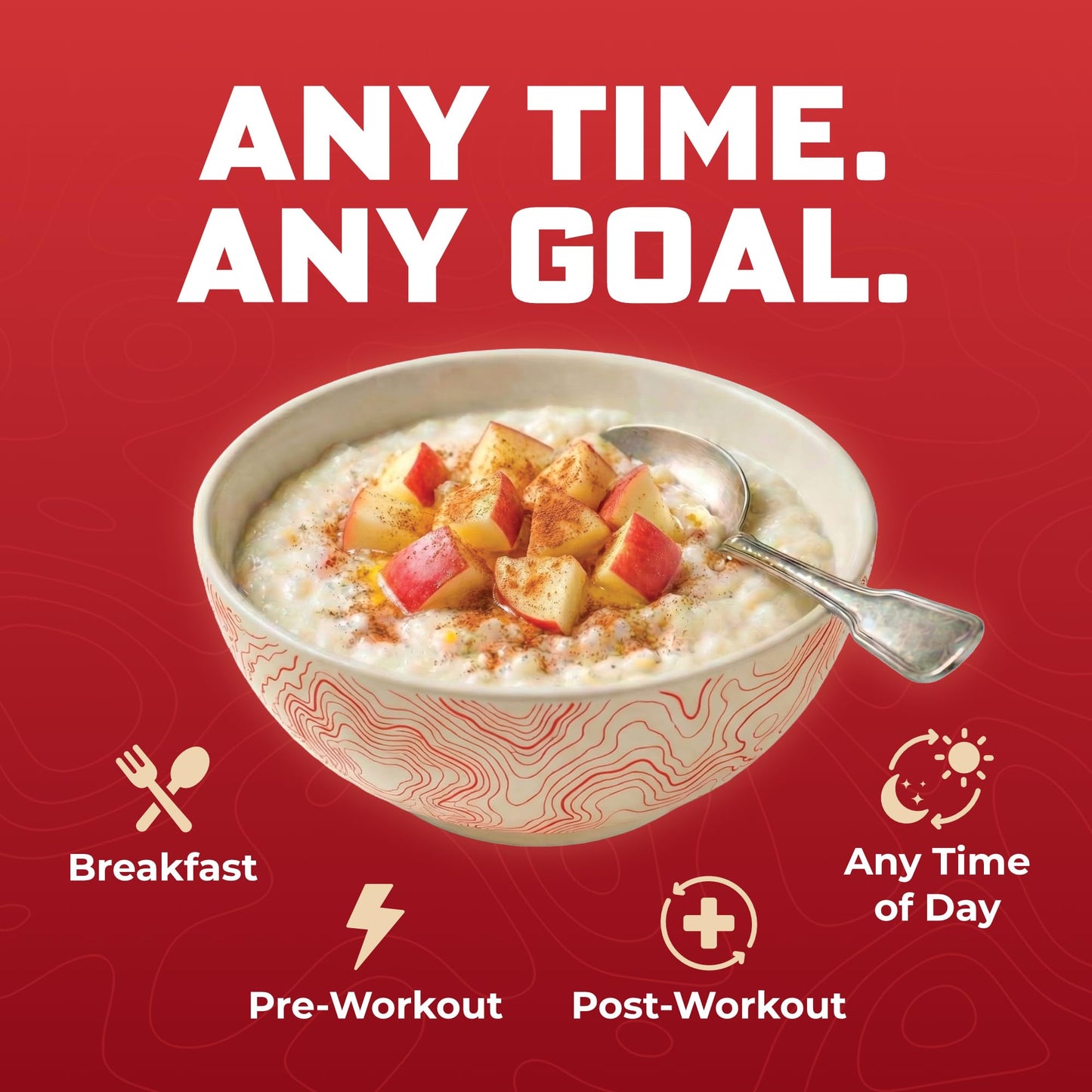 Huge Creamy Rice, Maple Brown Sugar, Rice Cereal (Cream of Rice Style), Quick & Easy Preparation, Fast-Digesting Carbohydrates, Sugar-Free, Creamy Texture, Pre & Post Workout Fuel, 30 Servings