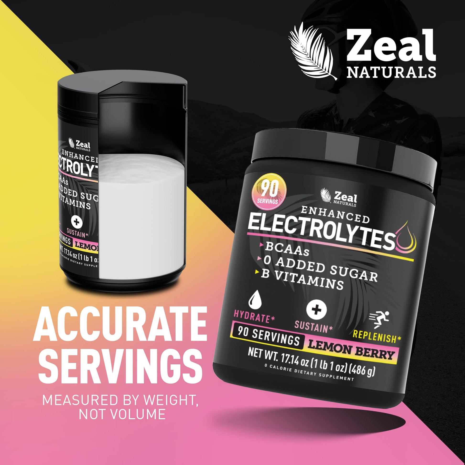 Zeal Electrolyte Powder - 90 Servings | Keto Electrolytes Powder | Zero Sugar, BCAAs, B-Vitamins | Potassium, Zinc, Magnesium Zeal Naturals buy australia supplements