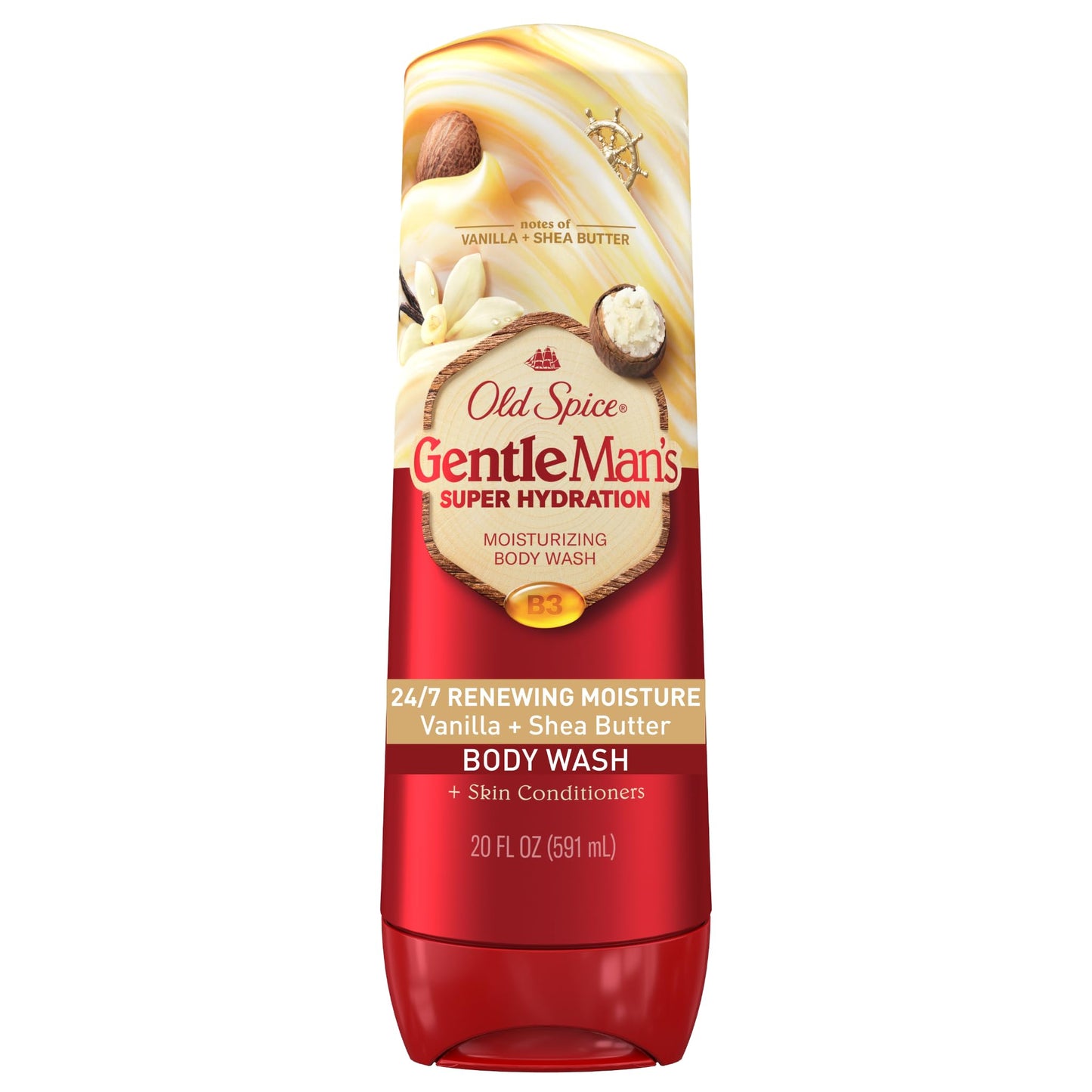 Old Spice Body Wash GentleMan’s Super Hydration for Men, 24/7 Renewing Moisture, Gentle on Skin with Skin Conditioners Old Spice