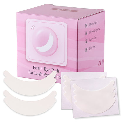 Pretty memory 100 Pairs Foam Eye Pads for Lash Extensions Pretty memory