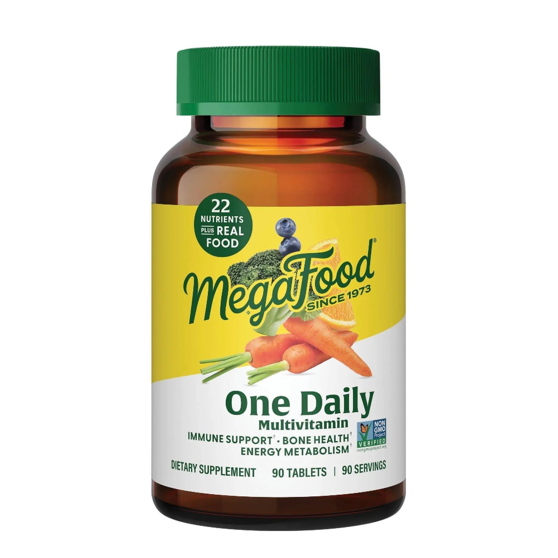 MegaFood One Daily Multivitamin for Women and Men, Immune Support Supplement with Real Food, Vitamin C & Vitamin B, Bone Health, Cellular Energy Metabolism, Vegetarian MegaFood buy australia supplements