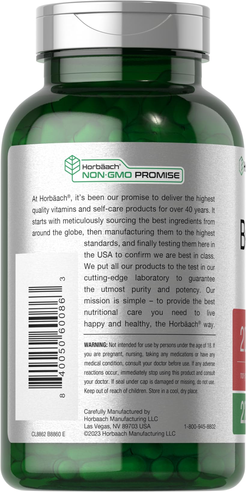 Horbäach Beet Root Powder Capsules | 220 Pills | Herbal Extract | Non-GMO, Gluten Free Supplement Horbäach