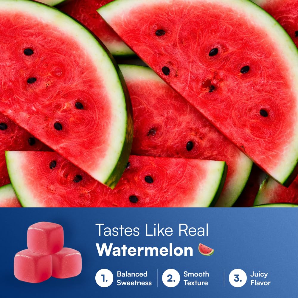 Creatine Monohydrate Gummies - Supports Muscle Growth, Recovery & Brain Function - Convenient & Easy to Take - Great Tasting Watermelon Flavor OMNI Creatine
