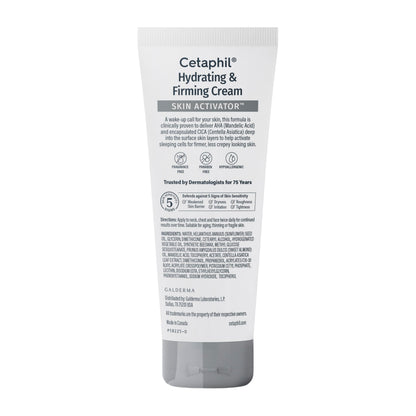Cetaphil Skin Activator Firming Face & Neck Cream, AHA + CICA, 3.4oz Cetaphil