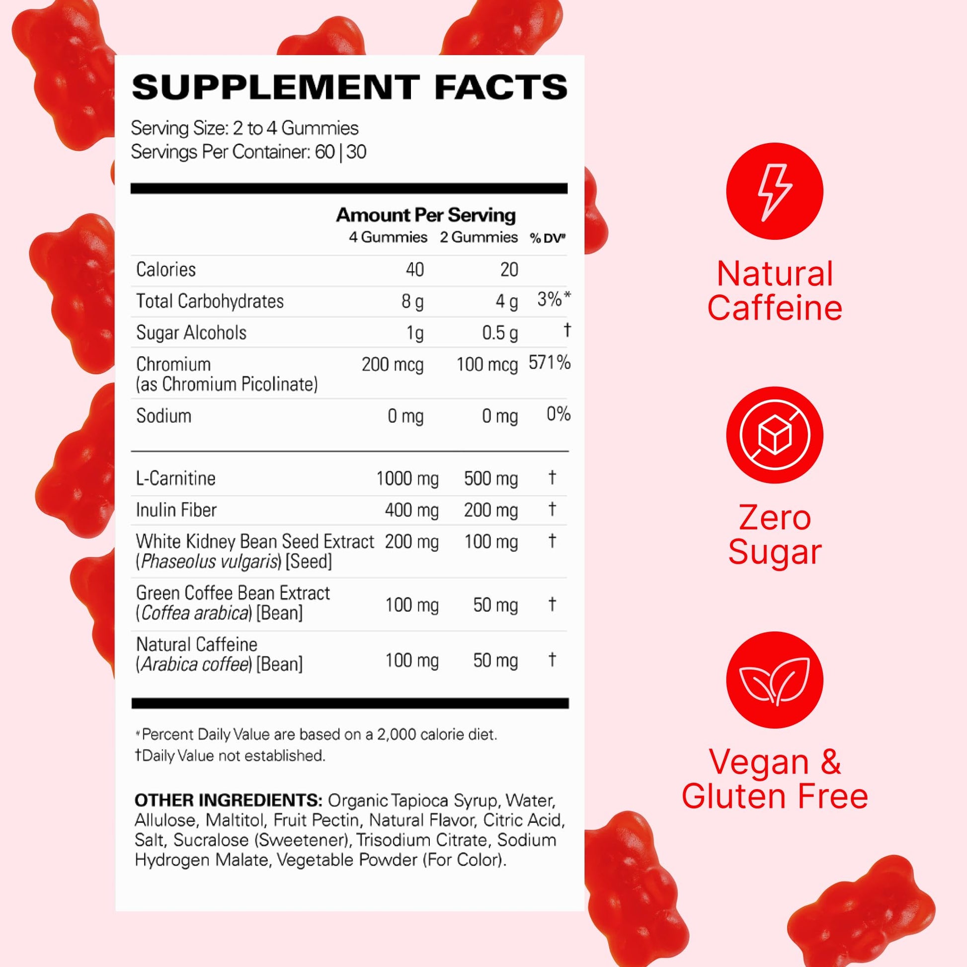 EHP Labs OxyShred Gummies - Pre Workout Gummies & Energy Chews with 100mg Caffeine, L-Carnitine for Thermo & Metabolic Support, All Natural Energy Boost EHP Labs buy australia supplements