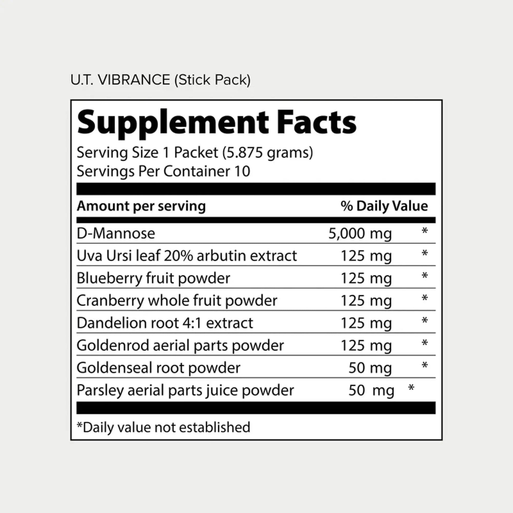 Vibrant Health, U.T. Vibrance Stick Packs, Crisis Intervention for Urinary Tract Health, 10 Servings Vibrant Health buy australia supplements