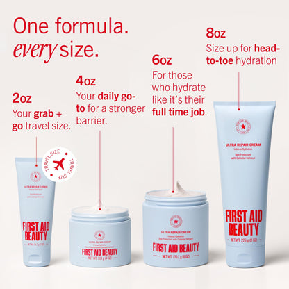 First Aid Beauty Ultra Repair Cream, Intense Hydration, 2 oz First Aid Beauty