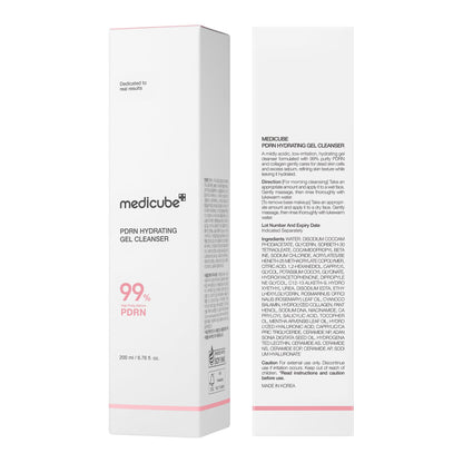medicube PDRN Jelly to Foam Cleanser - Gentle Low pH Hydrating Cleanser medicube