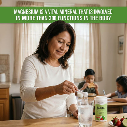 NaturalSlim MagicMag Magnesium Citrate Powder Drink for Relaxation, Stress, Constipation, Better Rest & Digestive Health, Magnesium Supplement for Women and Men NaturalSlim