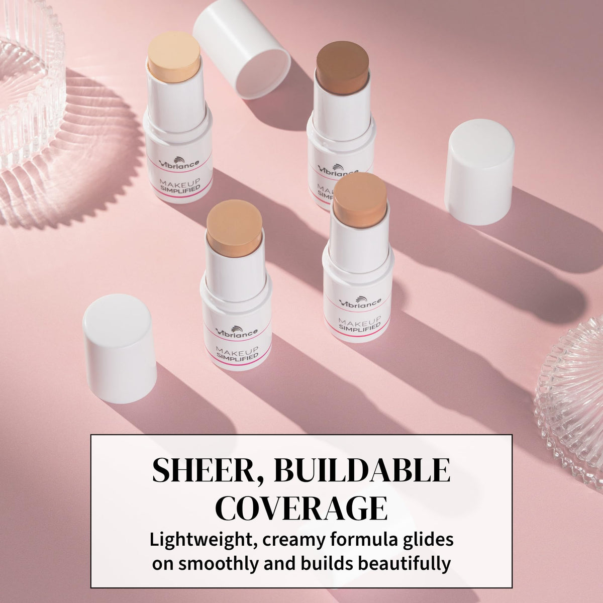 Vibriance Complexion Sticks, Foundation for Mature Skin - Natural Beige Vibriance