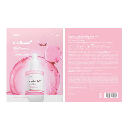 medicube PDRN Pink Peptide Ampoule Sheet Mask 6EA medicube