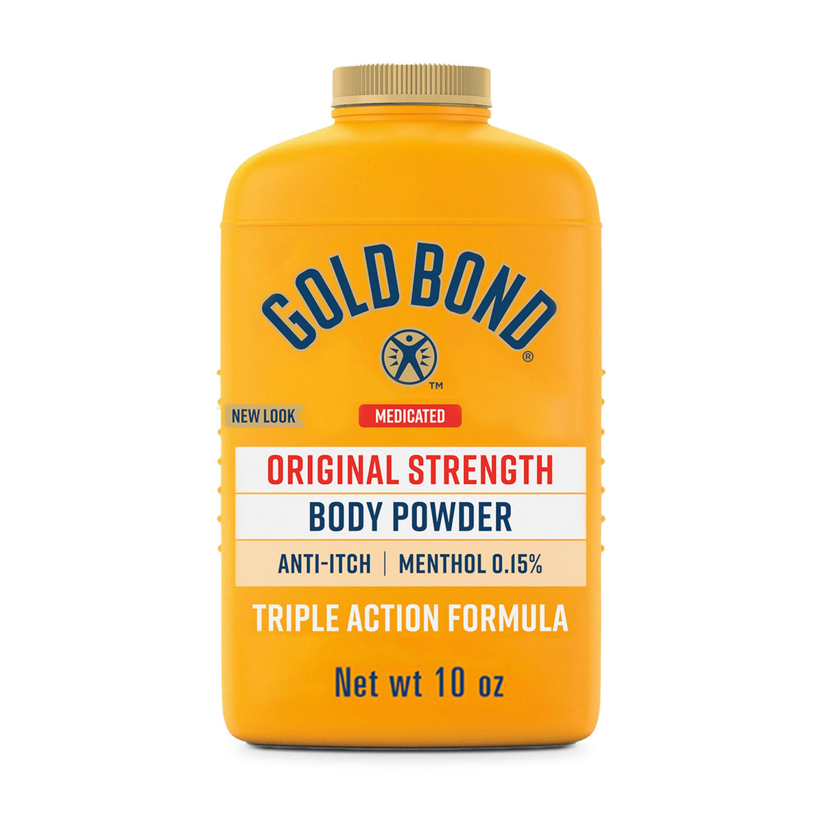 Gold Bond Medicated Body Powder, Anti-Itch, Absorbs & Cools, 10 Oz Gold Bond