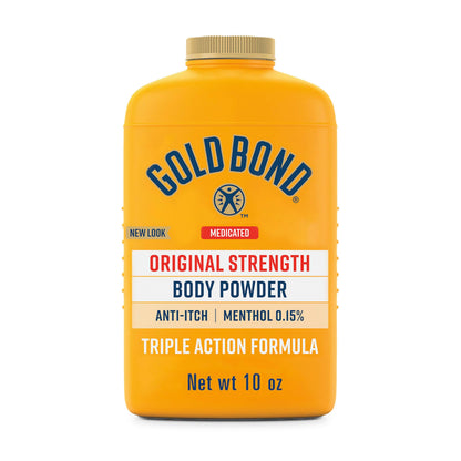 Gold Bond Medicated Body Powder, Anti-Itch, Absorbs & Cools, 10 Oz Gold Bond