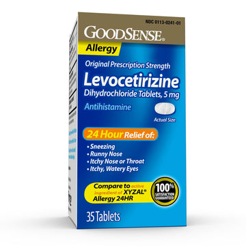 Good Sense Levocetirizine Dihydrochloride Tablets, Antihistamine, 5 mg, 35 Count (Pack of 1) GoodSense buy australia supplements