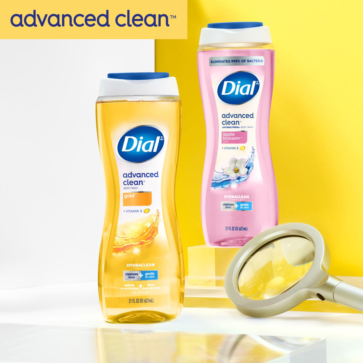 Dial Body Wash, Hydraclean Complex & Vitamin E, Gold, 16 Fl Oz, 4-Pack Dial
