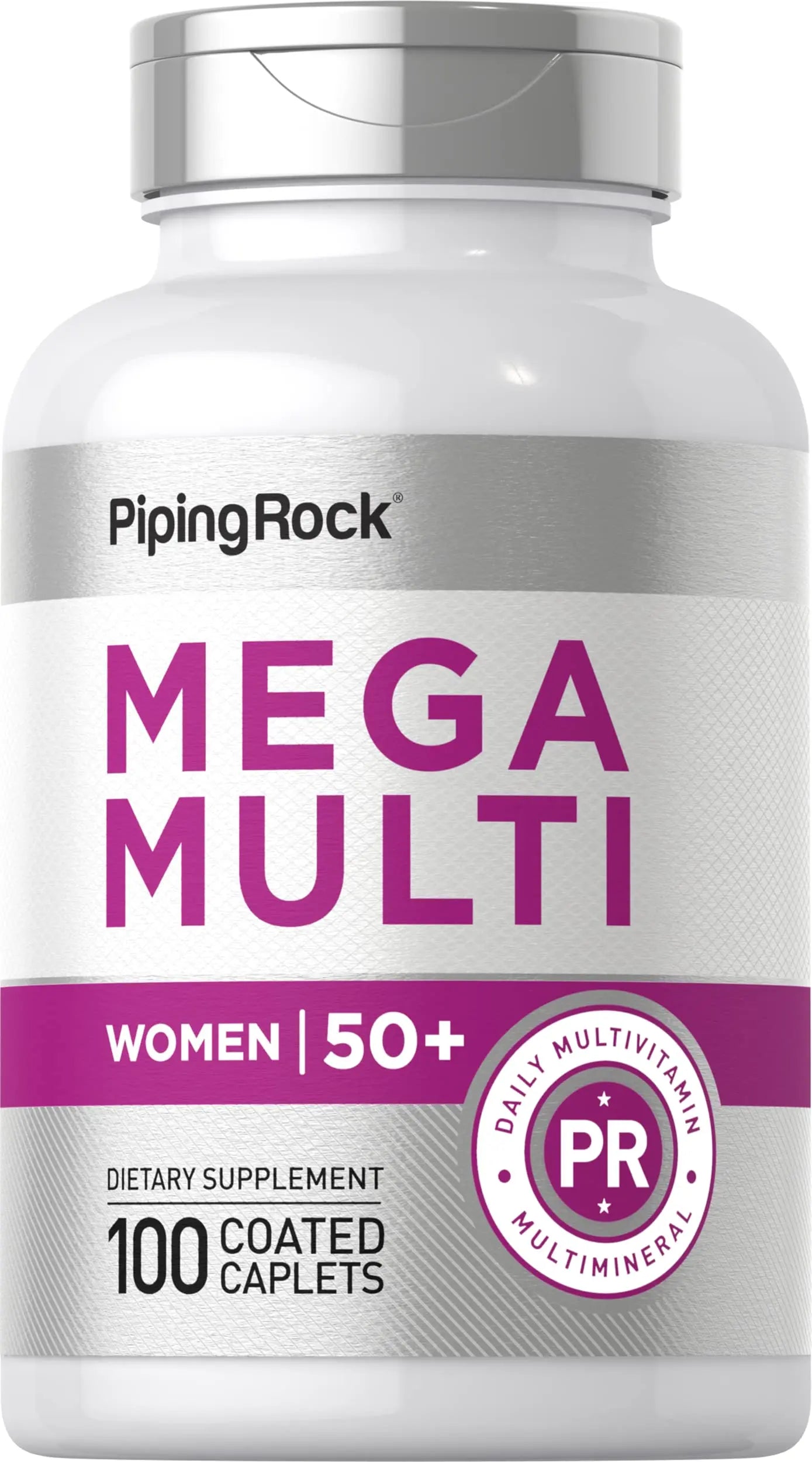 Piping Rock Multivitamin for Women 50 Plus | 100 Coated Caplets | Daily Multi Vitamin & Mineral for Women | Piping Rock buy australia supplements
